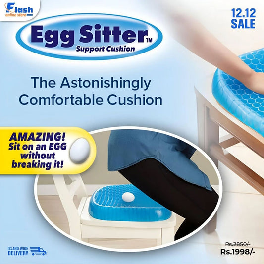 SSE MOJO:🪑 ComfortCore UltraFlex Gel Cushion — Ergonomic Support for Car, Office, Gamer & Work-from-Home Seating