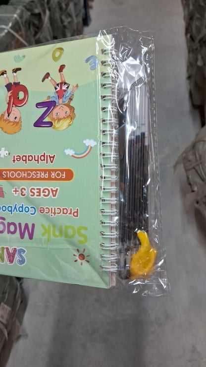SSE MOJO Kids: Sank Magic Practice Copybook (4 BOOKS,1 PEN,1 GRIP,10 REFILL) Pack of 1