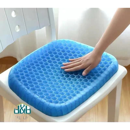 SSE MOJO:🪑 ComfortCore UltraFlex Gel Cushion — Ergonomic Support for Car, Office, Gamer & Work-from-Home Seating